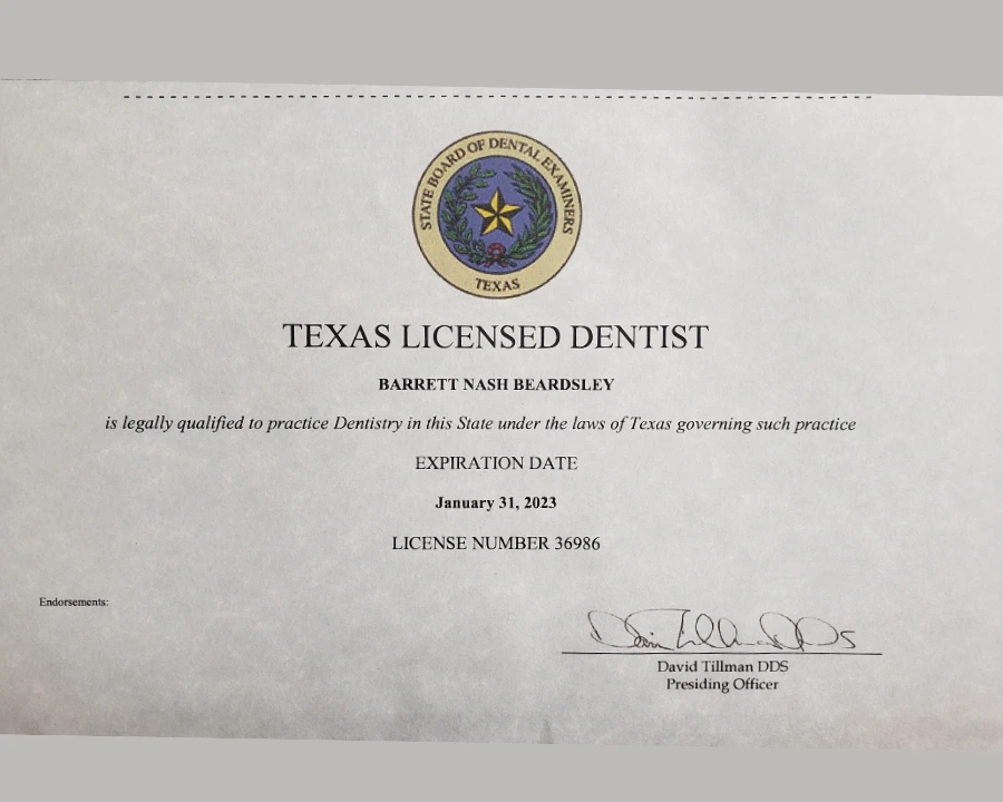 Meet Your Dental Implant Provider Dr. Barrett Beardsley